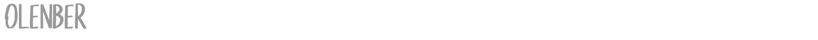 Olenber font preview